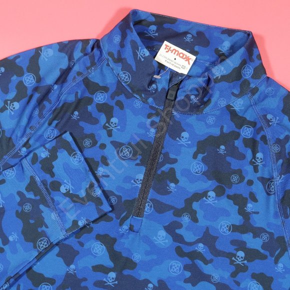 G/FORE Other - G/FORE Icon Lux Performance Quarter-Zip Golf Pullover in Twilight Camo Large